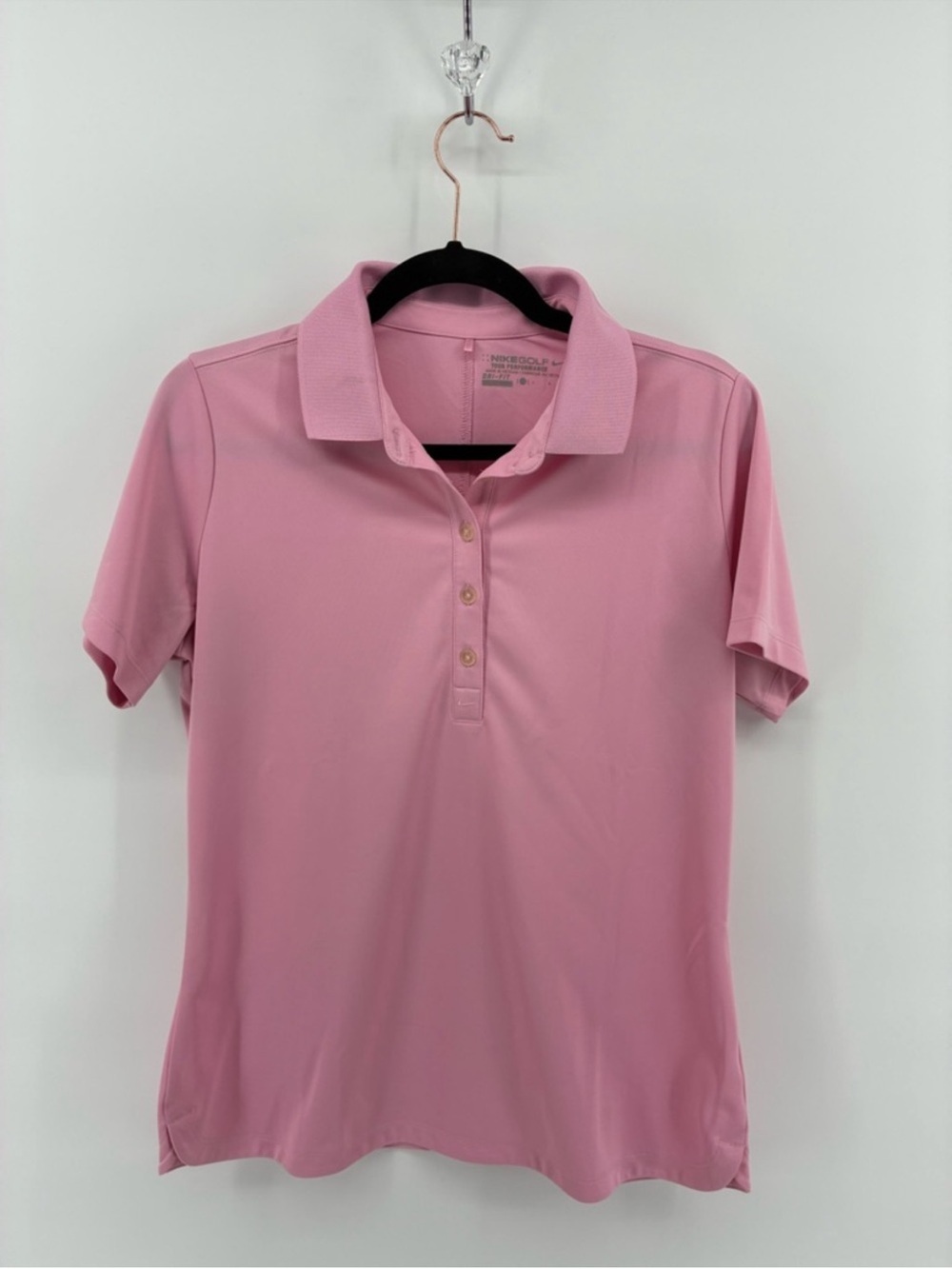 Nike Pink Short Sleeve Polo Tee